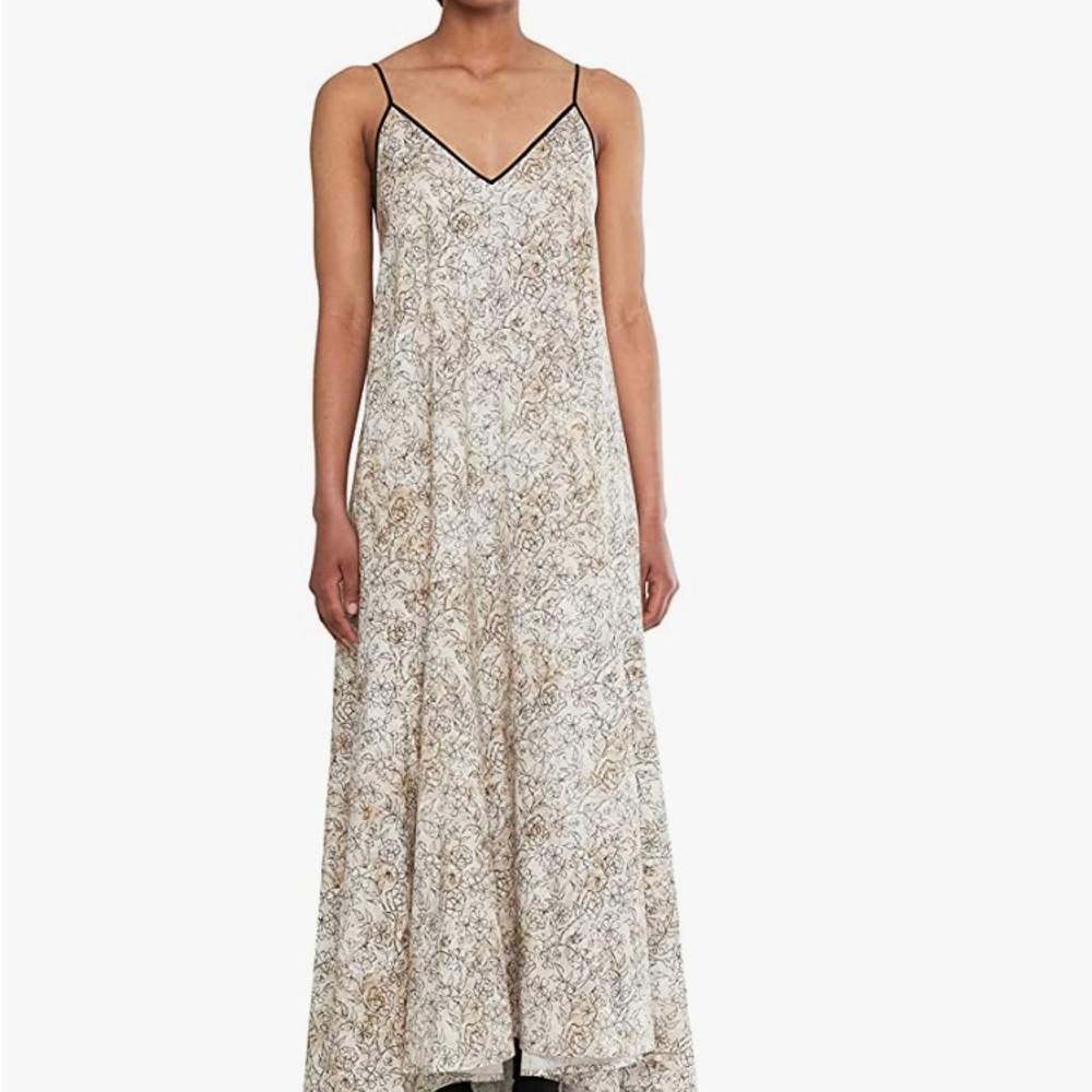 GaryGraham422 V-neck Floral Slip Maxi Dress